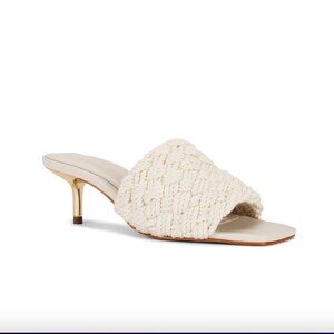 NWT SCHUTZ TIANA MID SANDAL STO/NUDE